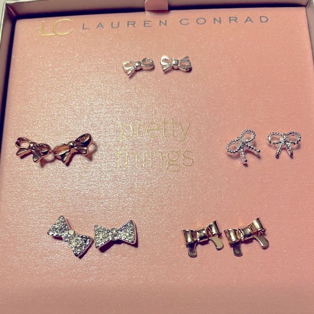 LAUREN CONRAD (2 sets) Pretty Things Post Earrings